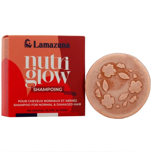 Lamazuna Shampooing Solide Cheveux Normaux à l'huile d'Abyssinie