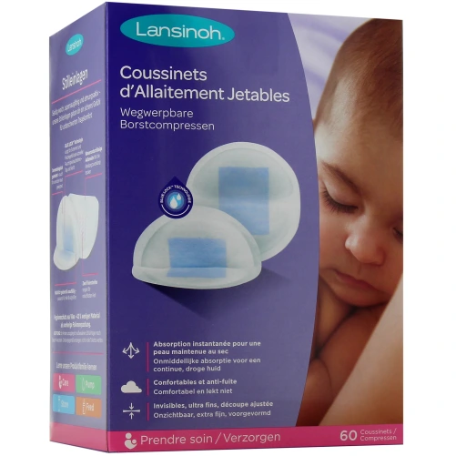 Lansinoh Coussinets Allaitement Jetables