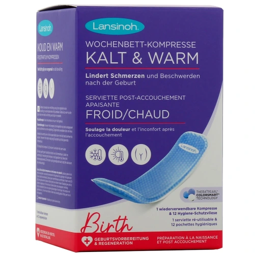 Lansinoh Serviette Post-Accouchement Froid/Chaud