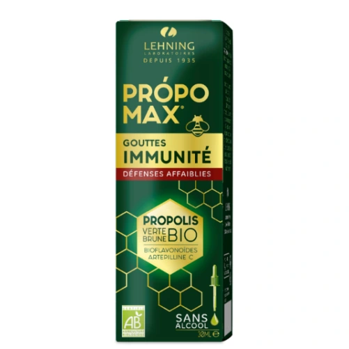 Propomax Immunité Défenses Affaiblies Extrait de Propolis Bio