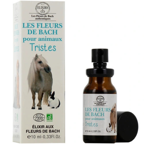 Les Fleurs de Bach pour Animaux Tristes