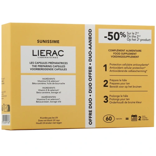 Lierac Sunissime Préparateur Solaire Capsules