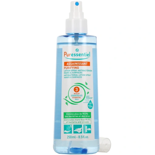 Lotion Spray Antibactérien Assainissant Mains et Surfaces
