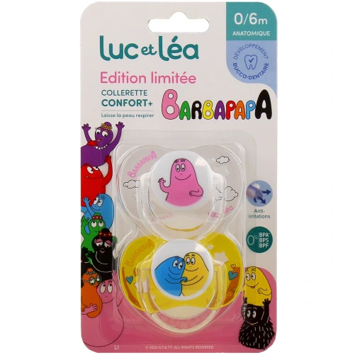 Luc et Léa Duo de Sucettes anatomiques 0-6 mois
