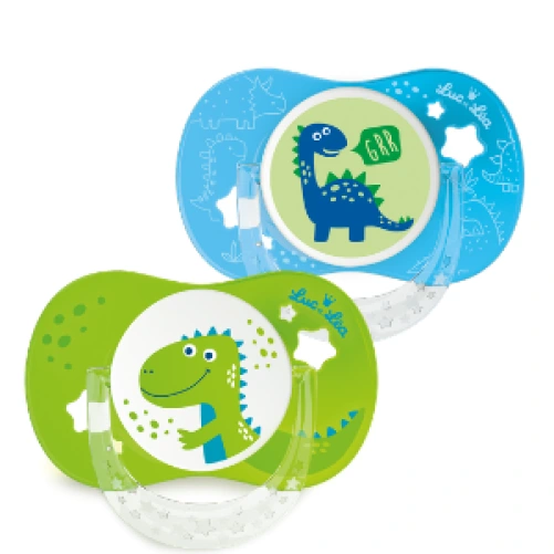 Luc et Léa Duo de Sucettes anatomiques 6-18 mois