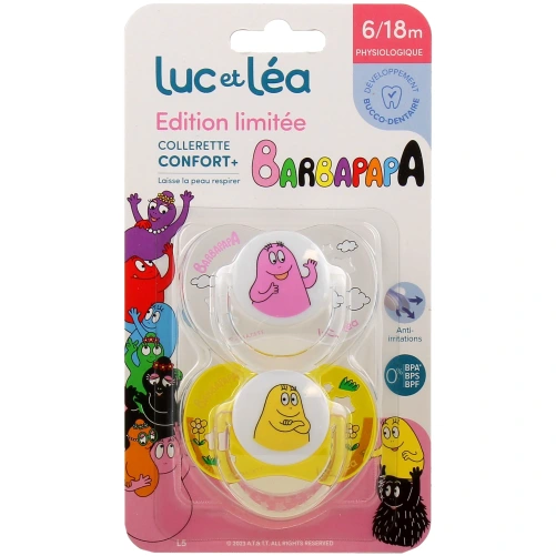 Luc et Léa Sucette physiologique 6-18 mois