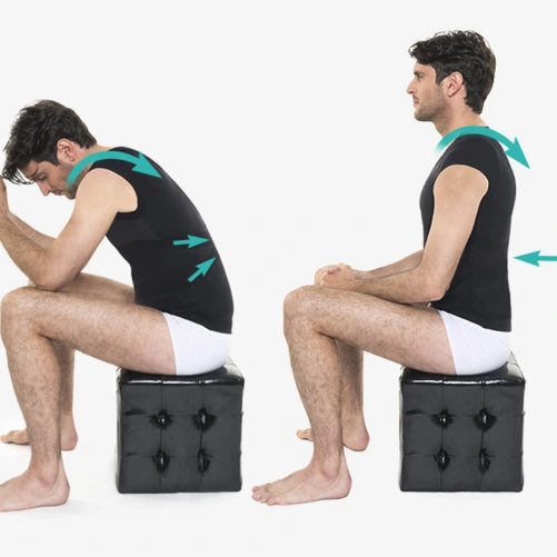 T-shirt Discret Correcteur de Posture