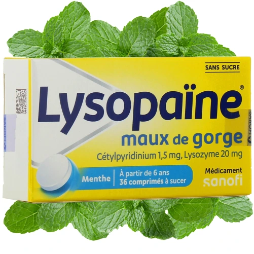Lysopaïne Maux de Gorge