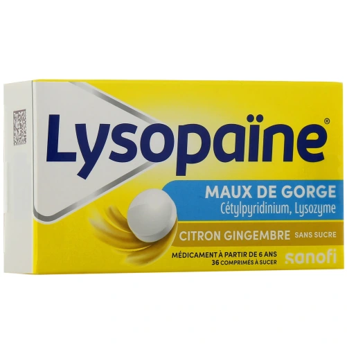 Lysopaïne Maux de Gorge