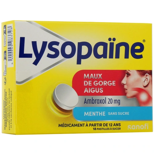 Lysopaïne Maux de Gorge