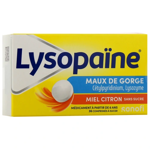 Lysopaïne Maux de Gorge