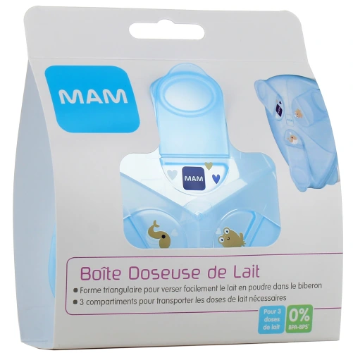 MAM Boîte Doseuse de Lait à 3 compartiments