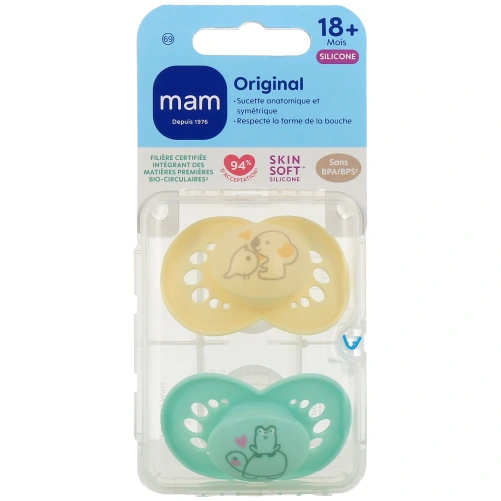 MAM Original Sucette Silicone 18 mois et +