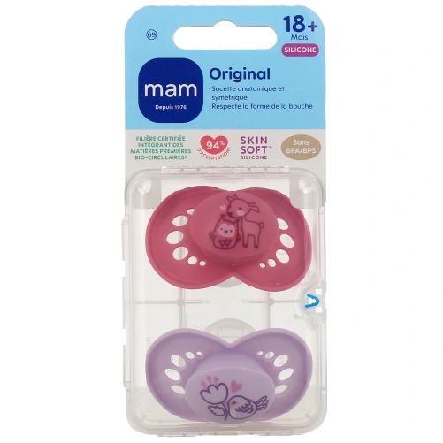 MAM Original Sucette Silicone 18 mois et +