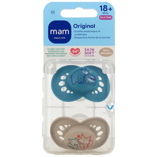 MAM Original Sucette Silicone 18 mois et +