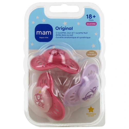 MAM Original Sucette Silicone 18 mois et +