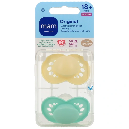 MAM Original Sucette Silicone 18 mois et +