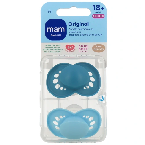 MAM Original Sucette Silicone 18 mois et +
