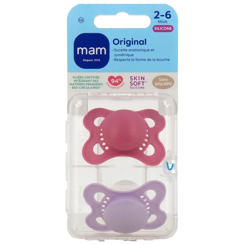 MAM Original Sucettes Silicone 2-6 mois