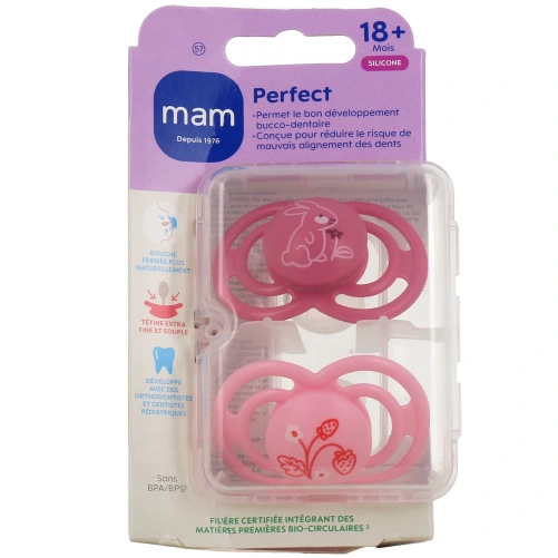 MAM Perfect Sucette Silicone +18 Mois