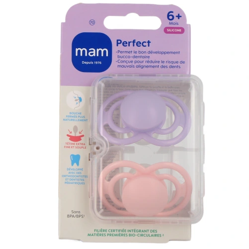 MAM Perfect Sucette Silicone 6 mois et +