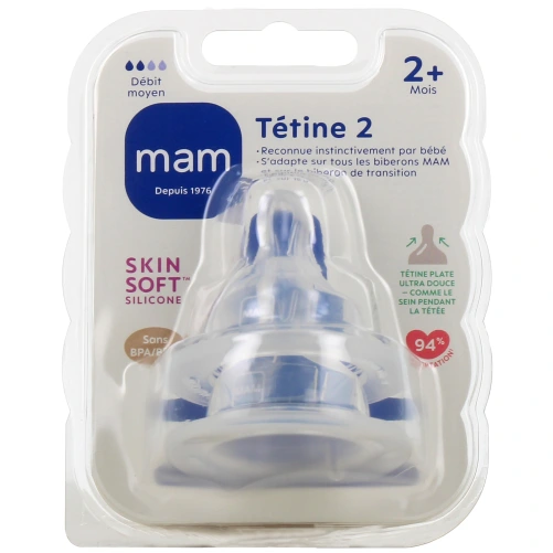 MAM Tétines silicone x2