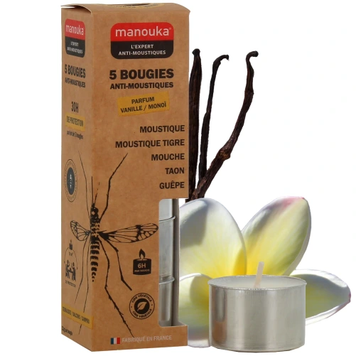 Manouka Bougie Anti-Moustiques