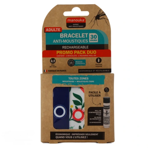 Manouka Bracelet Anti-Moustiques