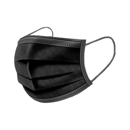 Orgakiddy Masque chirurgical jetable noir
