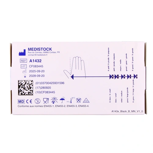 Medi-Tril Gants d'Examen en Nitrile