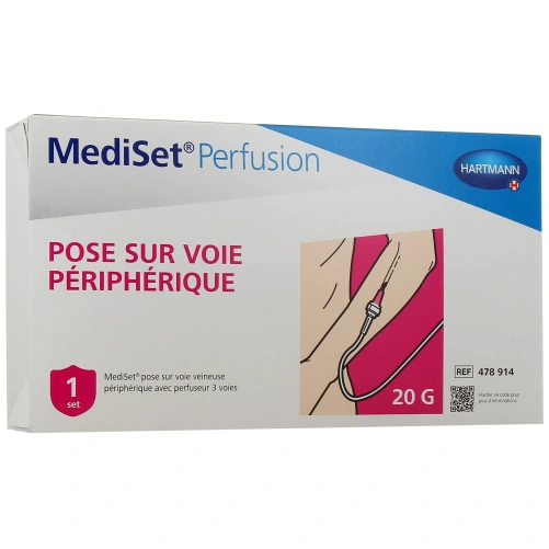 Mediset Perfusion Pose sur Voie Périphérique