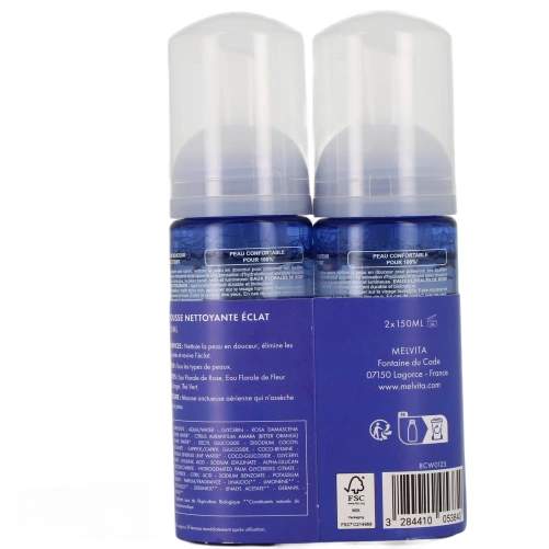 Melvita Bouquet Floral Mousse Nettoyante Eclat