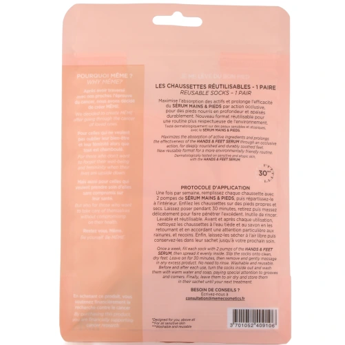 Même Chaussettes Réutilisables Booster d'Hydratation