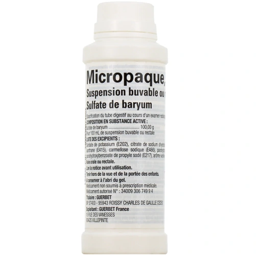 Micropaque Suspension Buvable ou Rectale