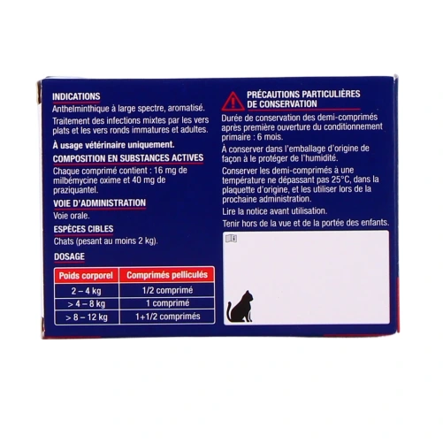 Milbémycine Oxime Praziquantel