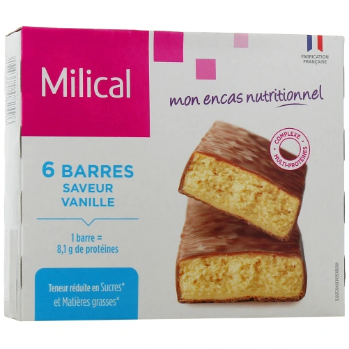 Milical Barres Hyperprotéinées