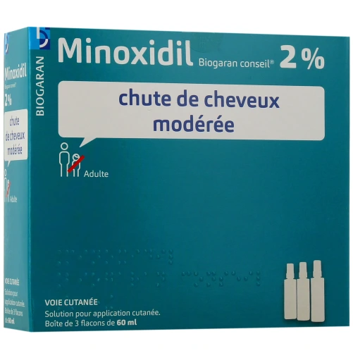 Minoxidil 2% 3x60 ml