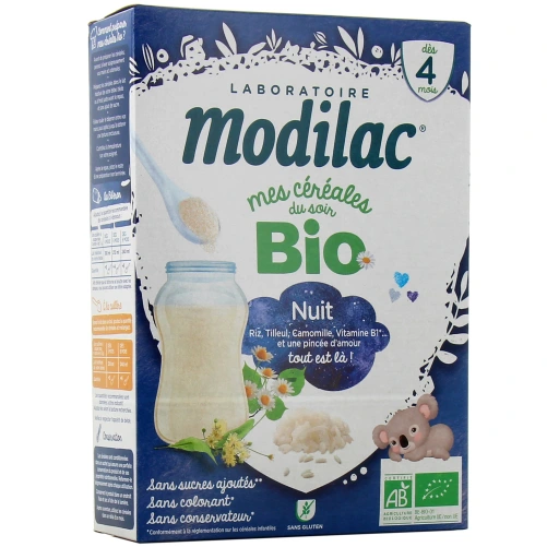 Modilac Mes Céréales du Soir Bio