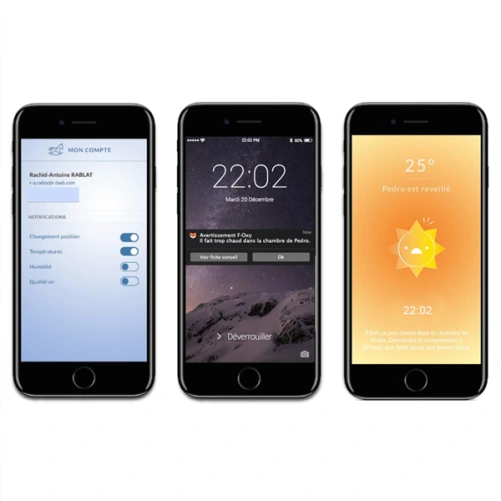 MonFoxy Chaussette Connectée pour surveiller le sommeil de bébé