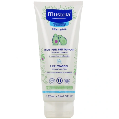 Mustela 2 en 1 Gel Nettoyant Cheveux et Corps