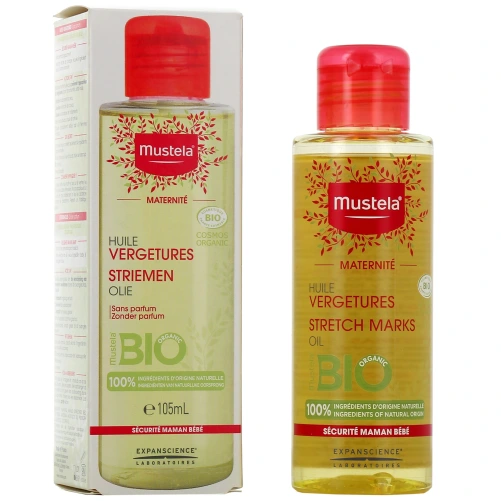 Mustela Huile vergetures Bio