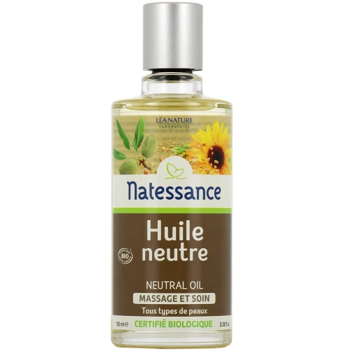 Natessance Huile Neutre Bio Massage et Soin