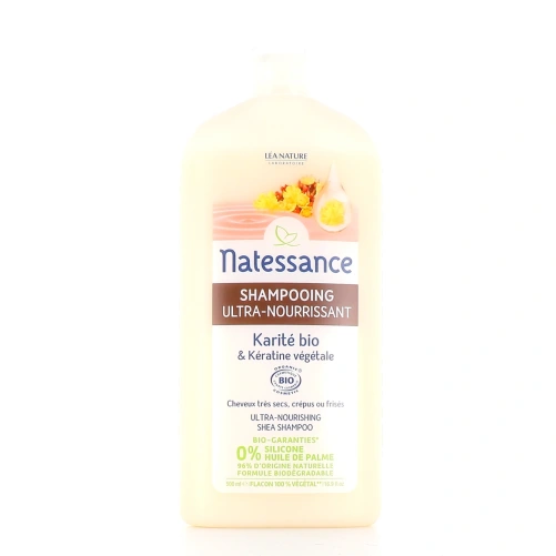 Natessance Shampooing Ultra-Nourrissant Karité Kératine