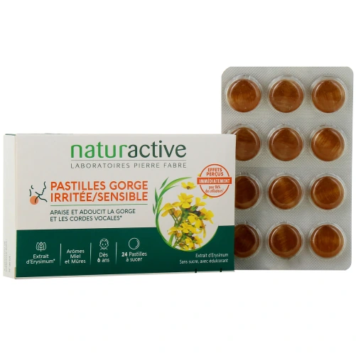 Naturactive Pastilles Gorge Irritée ou Sensible