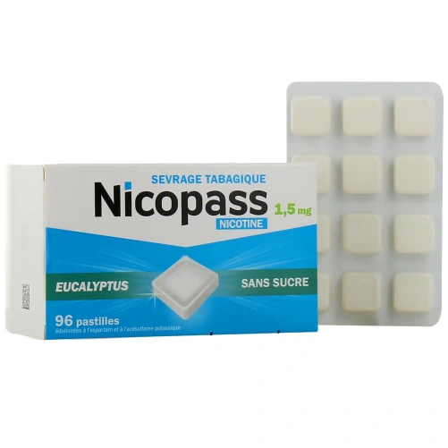 Nicopass 1,5mg pastilles
