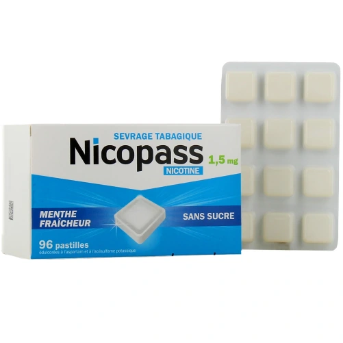 Nicopass 1,5mg pastilles