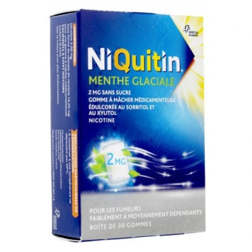 Niquitin 2mg menthe glaciale gommes