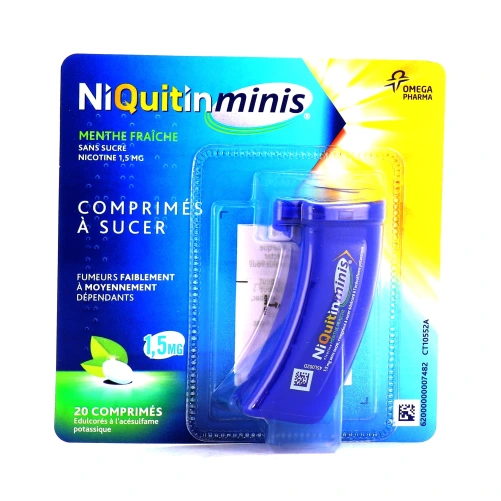 Niquitin Minis 1,5 mg Sans sucre
