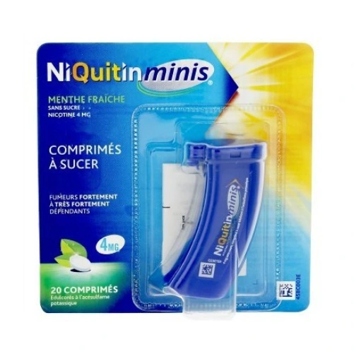 Niquitin minis menthe fraiche 4mg
