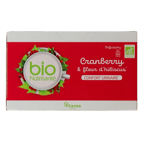 Nutrisanté Infusion Cranberry & Fleur d'Hibiscus